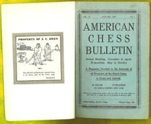 Load image into Gallery viewer, American Chess Bulletin Volume 26