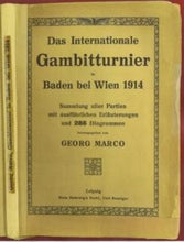 Load image into Gallery viewer, Das Internationale Gambitturnier in Baden bei Wien 1914