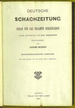 Load image into Gallery viewer, Deutsche Schachzeitung, Volume 66