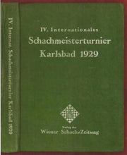 Load image into Gallery viewer, IV. Internationales Schachmeisterturnier Karlsbad 1929