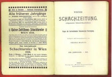 Load image into Gallery viewer, Wiener Schach-Zeitung. Organ fur das gesamte Schachleben, Volume XVII (17)