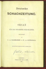 Load image into Gallery viewer, Deutsche Schachzeitung, Volume 42