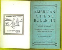 Load image into Gallery viewer, American Chess Bulletin Volume 22