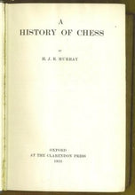 Load image into Gallery viewer, A History of Chess