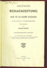Load image into Gallery viewer, Deutsche Schachzeitung, Volume 63