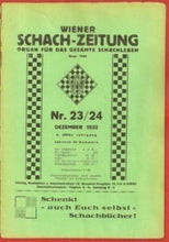 Load image into Gallery viewer, Wiener Schach-Zeitung. Organ fur das gesamte Schachleben Volume XXIX (29)