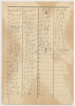 Load image into Gallery viewer, Salzburg International Chess Tournament 1942 (Score Sheet)