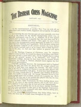 Load image into Gallery viewer, British Chess Magazine, The Volume LV (55)