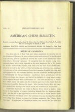Load image into Gallery viewer, American Chess Bulletin Volume 12