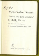 Load image into Gallery viewer, My 60 Memorable Games
