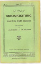 Load image into Gallery viewer, Deutsche Schachzeitung, Volume 61