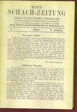 Load image into Gallery viewer, Wiener Schach-Zeitung. Organ fur das gesamte Schachleben, Volume IV (4)