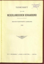 Load image into Gallery viewer, Tijdschrift van den Koninklijken Nederlandschen Schaakbond, Volume 41