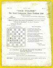 Load image into Gallery viewer, Our Folder, The Good Companion Chess Problem Club International Volume VII