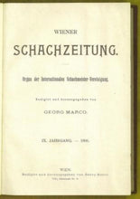 Load image into Gallery viewer, Wiener Schach-Zeitung. Organ fur das gesamte SchachlebenVolume IX (9)