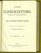 Load image into Gallery viewer, Wiener Schach-Zeitung. Organ fur das gesamte Schachleben Volume XIV (14)