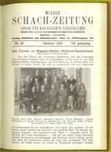 Load image into Gallery viewer, Wiener Schach-Zeitung. Organ fur das gesamte Schachleben, Volume VII (7)