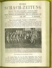 Load image into Gallery viewer, Wiener Schach-Zeitung. Organ fur das gesamte Schachleben Volume V (5)