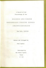 Load image into Gallery viewer, A Record of the Proceedings of the Second and Third Rosewald Trophy Chess Championship. New York, 1955/1956
