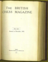 Load image into Gallery viewer, The British Chess Magazine Volume XLV (45)