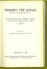 Load image into Gallery viewer, Tidskrift för Schack, Volume 19