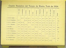 Load image into Gallery viewer, Nueva York 1924 Torneo Internacional de Grandes Maestros de Ajedrez