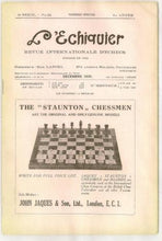 Load image into Gallery viewer, l'echiquier: Revue Internationale d'Echecs Second Series Volume 6