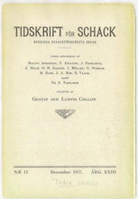 Load image into Gallery viewer, Tidskrift för Schack, Volume 23