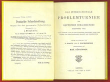 Load image into Gallery viewer, Das Internationale Problemturnier des Deutschen Schachbundes, Nürnberg 1883