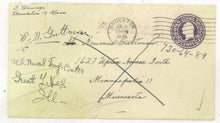 Load image into Gallery viewer, Letter to Newman Guttman from Frederick E Gamage