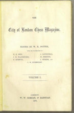 Load image into Gallery viewer, City of London Chess Magazine, The Volume I