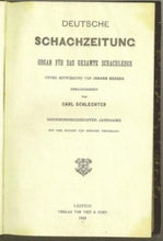 Load image into Gallery viewer, Deutsche Schachzeitung, Volume 67