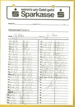 Load image into Gallery viewer, Baden-Baden 1981 Chess Tournament (Score Sheets)