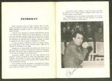 Load image into Gallery viewer, Programa del Match Semifinal del Compeonato del Mundo: G M Robert Fischer (EEUU) vs G M Tigran Petrosian (URSS)