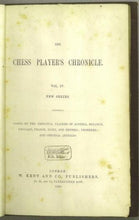 Load image into Gallery viewer, The Chess Player's Chronicle New Series volume IV (4)