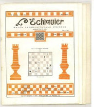 Load image into Gallery viewer, l'echiquier: Revue Internationale d'Echecs, Tome III