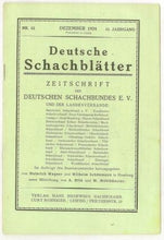 Load image into Gallery viewer, Deutsche Schachblatter, Volume 13
