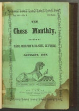 Load image into Gallery viewer, The Chess Monthly Volume III