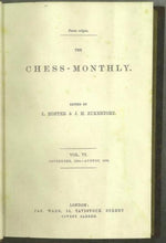 Load image into Gallery viewer, The Chess Monthly Volume VI (6)