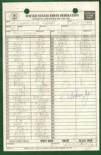 Load image into Gallery viewer, 1981 United States Chess Championship and Zonal Qualifier (Score Sheets) Joel Benjamin vs the field