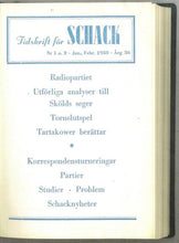 Load image into Gallery viewer, Tidskrift för Schack, Volume 56
