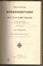 Load image into Gallery viewer, Deutsche Schachzeitung, Volume 72