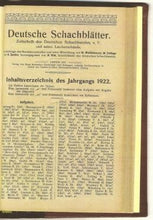 Load image into Gallery viewer, Deutsche Schachblatter, Volume 11