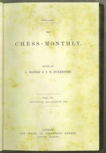 Load image into Gallery viewer, The Chess Monthly Volume IV (4)