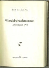 Load image into Gallery viewer, Wereldschaaktoernooi Amsterdam 1950