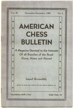 Load image into Gallery viewer, American Chess Bulletin Volume 55
