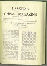 Load image into Gallery viewer, Lasker's Chess Magazine, Volume IV