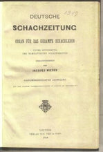 Load image into Gallery viewer, Deutsche Schachzeitung, Volume 74