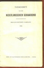 Load image into Gallery viewer, Tijdschrift van den Koninklijken Nederlandschen Schaakbond, Volume 33