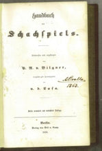 Load image into Gallery viewer, Handbuch des Schachspiels